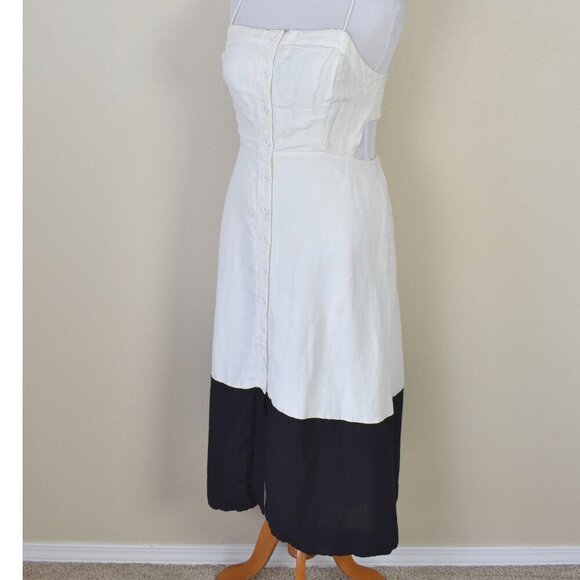 Maeve Colorblocked Contrast Midi Dress NEW - XL - Picture 2 of 10